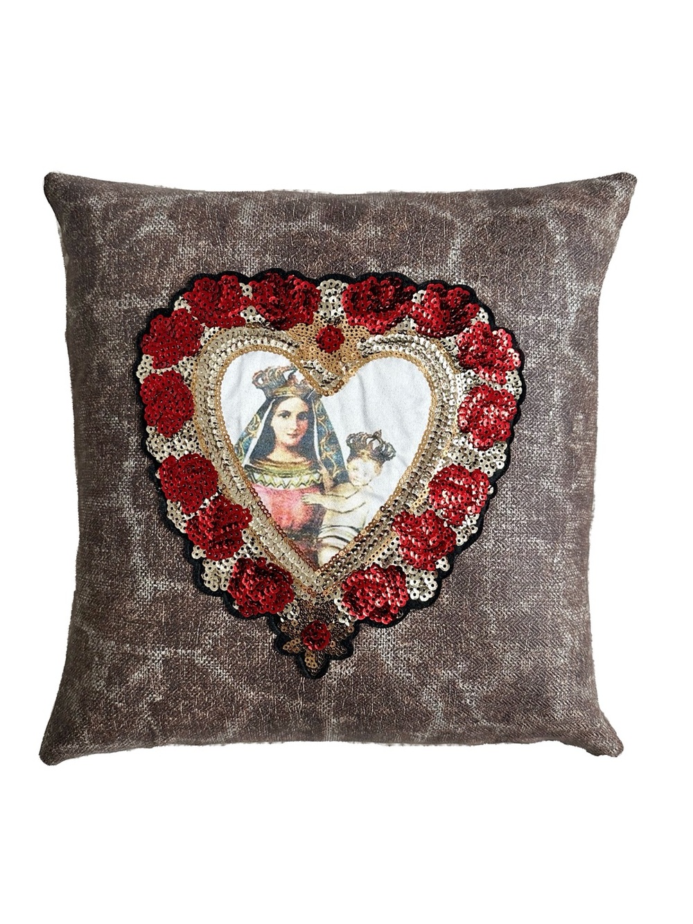 La Madonna Cushion by Fili NY